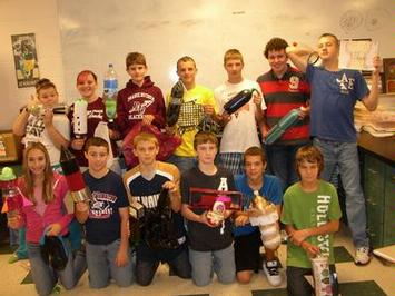 5th Period - Water Rocket Egg Drop Project Fall 2011