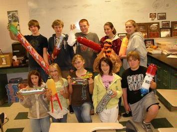 6th Period - Water Rocket Egg Drop Project Fall 2011