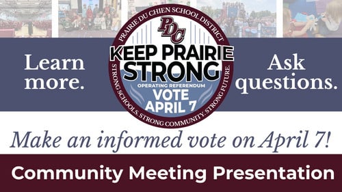 2026 Prairie du Chien Operating Referendum Community Meeting - Slide 1