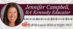 Go to WQPC Spotlight - Jennifer Campbell, BA Kennedy Educator